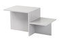 Nordure Harmony Mesa de Café Gris 80x40x40 cm Elegante y Moderna para Sala de Estar